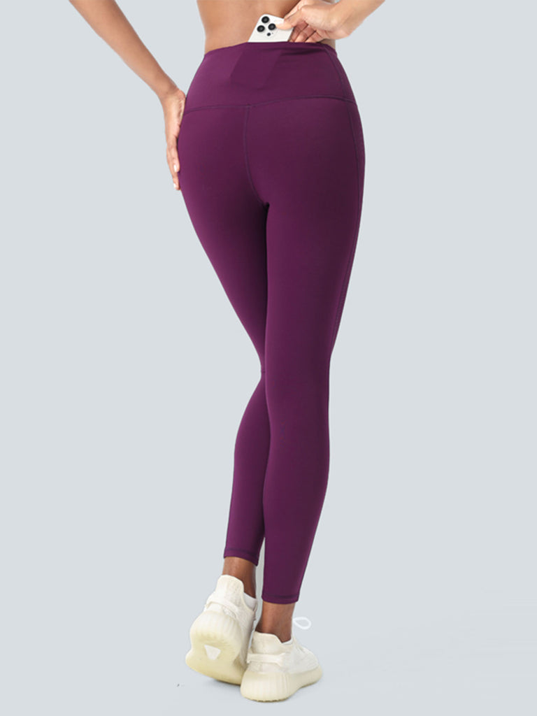 Women Knitted Nylon Yoga Leggings Sustainable Yoga Bottoms - BERLOOK