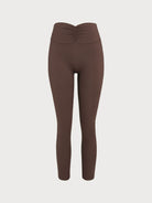 Women Knitted Nylon Yoga Leggings Sustainable Yoga Bottoms - BERLOOK