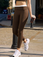 Women Knitted Nylon Yoga Leggings Sustainable Yoga Bottoms - BERLOOK