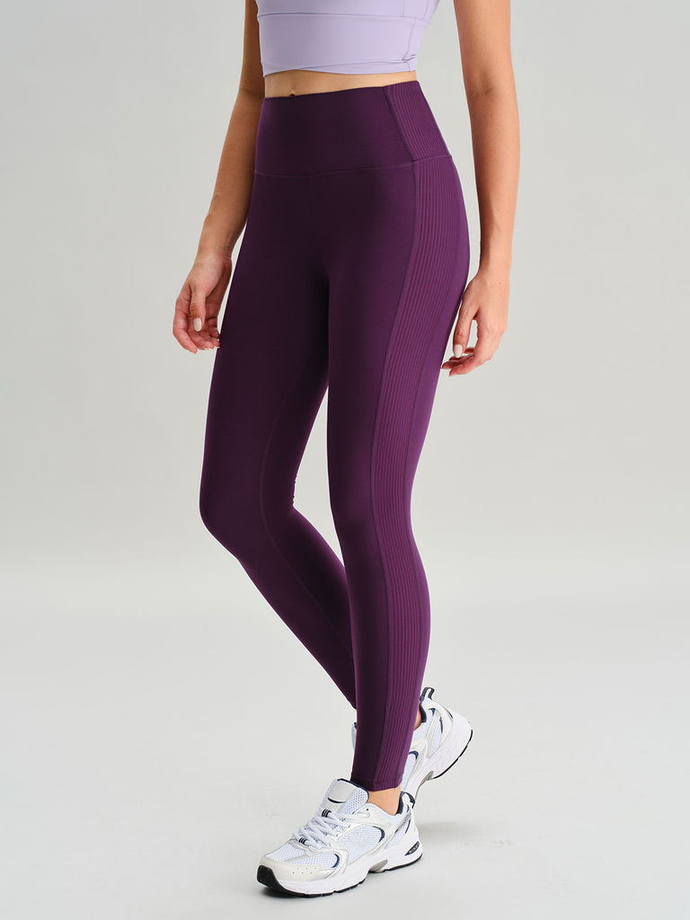 Women Knitted Nylon Yoga Leggings Sustainable Yoga Bottoms - BERLOOK