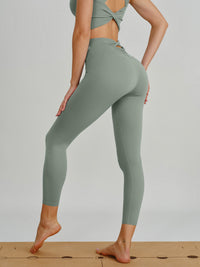 Women Knitted Nylon Yoga Leggings Sustainable Yoga Bottoms - BERLOOK