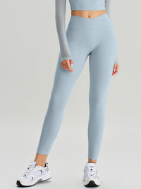 Women Knitted Nylon Yoga Leggings Sustainable Yoga Bottoms - BERLOOK
