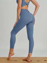 Women Knitted Nylon Yoga Leggings Sustainable Yoga Bottoms - BERLOOK