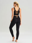 Women Knitted Nylon Yoga Leggings Sustainable Yoga Bottoms - BERLOOK