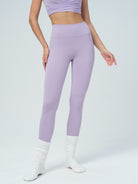 Women Knitted Nylon Yoga Leggings Sustainable Yoga Bottoms - BERLOOK