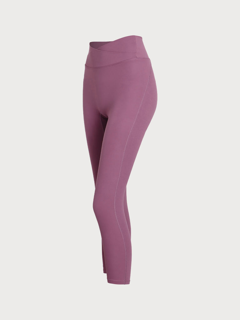 Women Knitted Nylon Yoga Leggings Sustainable Yoga Bottoms - BERLOOK
