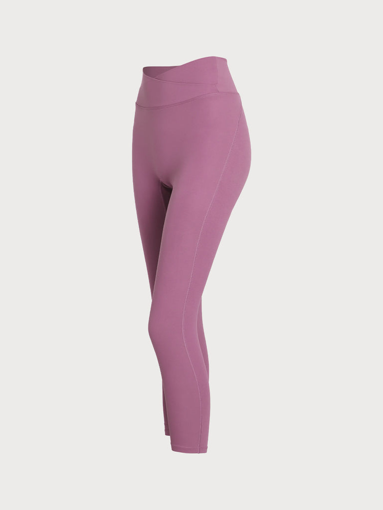 Women Knitted Nylon Yoga Leggings Sustainable Yoga Bottoms - BERLOOK