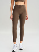 Women Knitted Nylon Yoga Leggings Sustainable Yoga Bottoms - BERLOOK