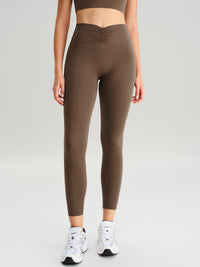 Women Knitted Nylon Yoga Leggings Sustainable Yoga Bottoms - BERLOOK