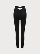 Women Knitted Nylon Yoga Leggings Sustainable Yoga Bottoms - BERLOOK