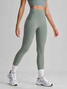 Women Knitted Nylon Yoga Leggings Sustainable Yoga Bottoms - BERLOOK