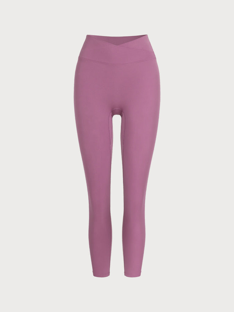 Women Knitted Nylon Yoga Leggings Sustainable Yoga Bottoms - BERLOOK