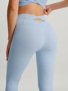 Women Knitted Nylon Yoga Leggings Sustainable Yoga Bottoms - BERLOOK