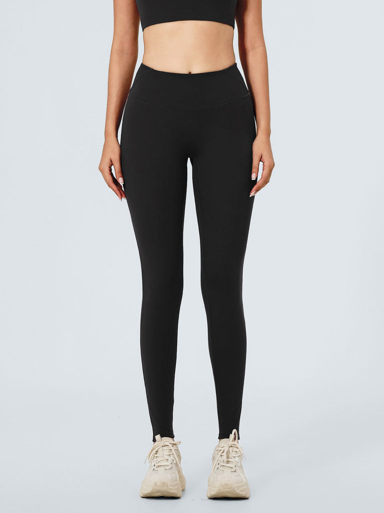 Women Knitted Nylon Yoga Leggings Sustainable Yoga Bottoms - BERLOOK