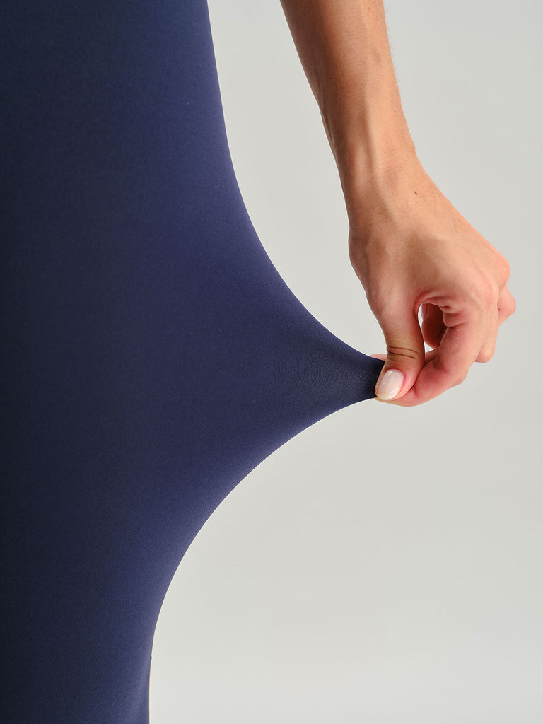 Women Knitted Nylon Yoga Leggings Sustainable Yoga Bottoms - BERLOOK