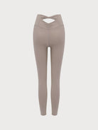 Women Knitted Nylon Yoga Leggings Sustainable Yoga Bottoms - BERLOOK