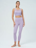 Women Knitted Nylon Yoga Leggings Sustainable Yoga Bottoms - BERLOOK