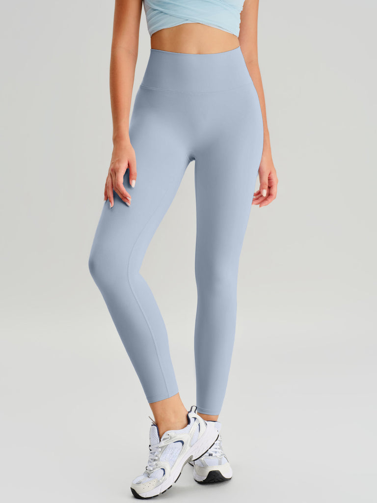 Women Knitted Nylon Yoga Leggings Sustainable Yoga Bottoms - BERLOOK
