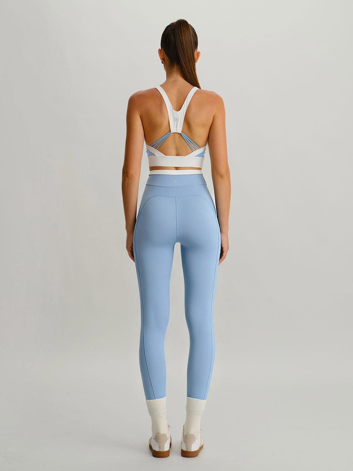 Women Knitted Nylon Yoga Leggings Sustainable Yoga Bottoms - BERLOOK