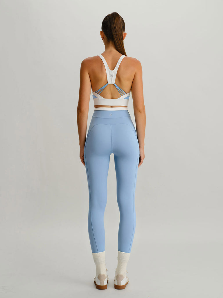 Women Knitted Nylon Yoga Leggings Sustainable Yoga Bottoms - BERLOOK
