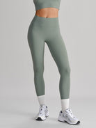 Women Knitted Nylon Yoga Leggings Sustainable Yoga Bottoms - BERLOOK