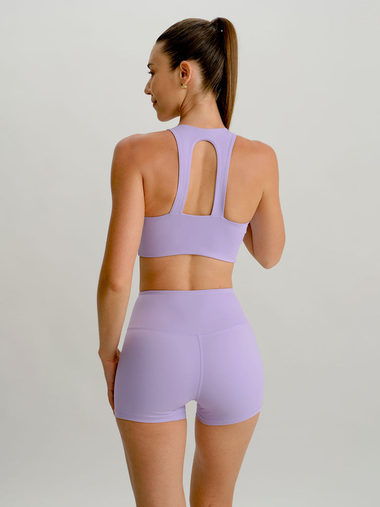 Women Knitted Nylon Yoga Shorts Sustainable Yoga Bottoms - BERLOOK