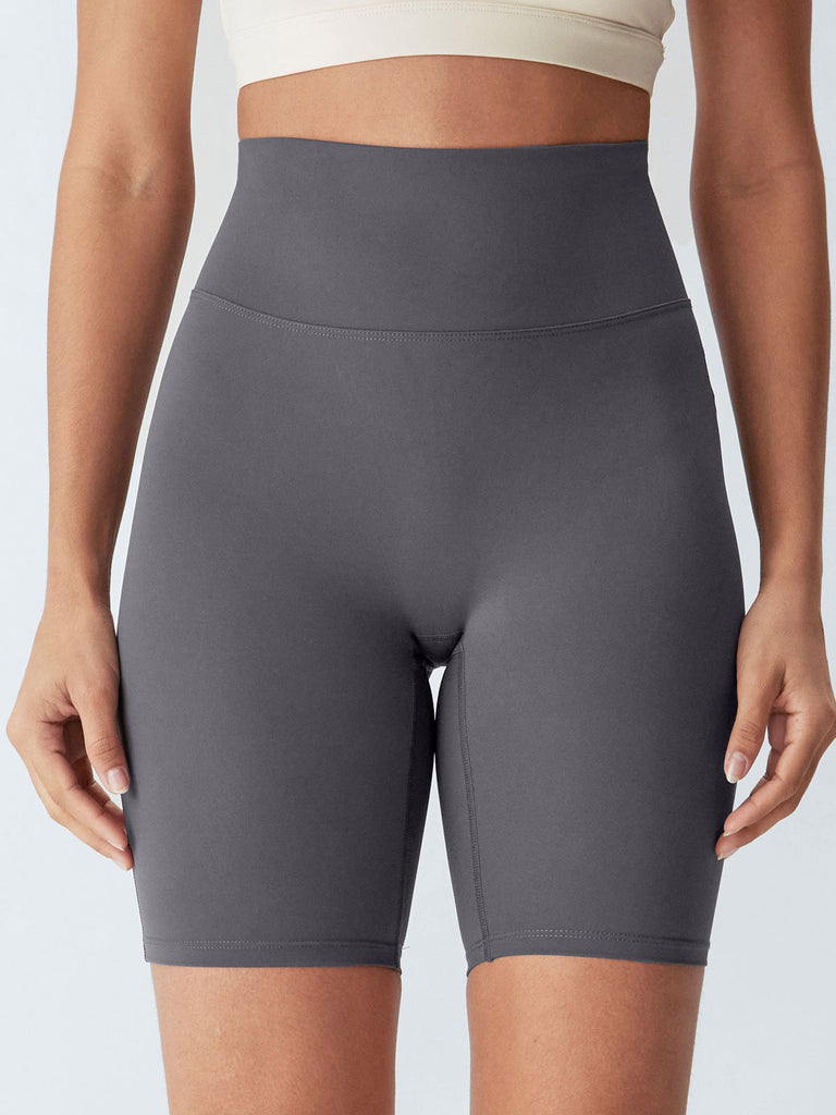 Women Knitted Nylon Yoga Shorts Sustainable Yoga Bottoms - BERLOOK