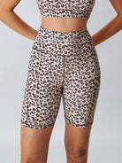 Women Knitted Nylon Yoga Shorts Sustainable Yoga Bottoms - BERLOOK