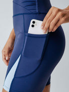 Women Knitted Nylon Yoga Shorts Sustainable Yoga Bottoms - BERLOOK