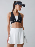 Women Knitted Nylon Yoga Skirts Sustainable Yoga Bottoms - BERLOOK