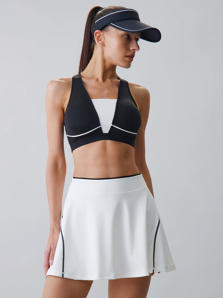 Women Knitted Nylon Yoga Skirts Sustainable Yoga Bottoms - BERLOOK