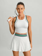 Women Knitted Nylon Yoga Skirts Sustainable Yoga Bottoms - BERLOOK