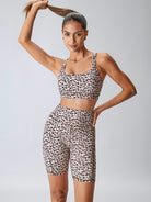 Women Knitted Nylon Yoga Sports Bras Sustainable Yoga Tops - BERLOOK