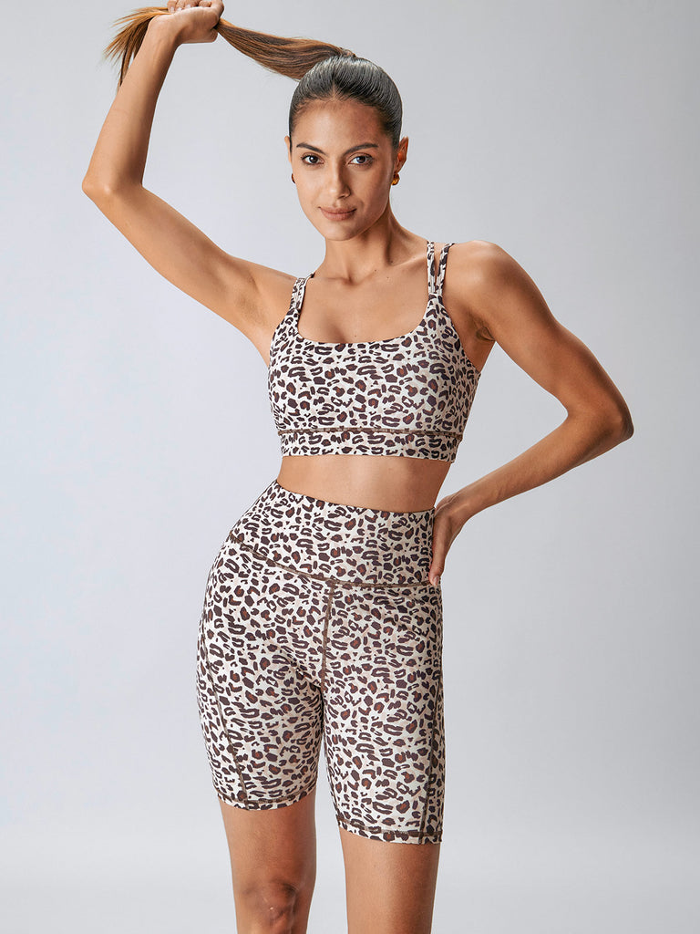 Women Knitted Nylon Yoga Sports Bras Sustainable Yoga Tops - BERLOOK