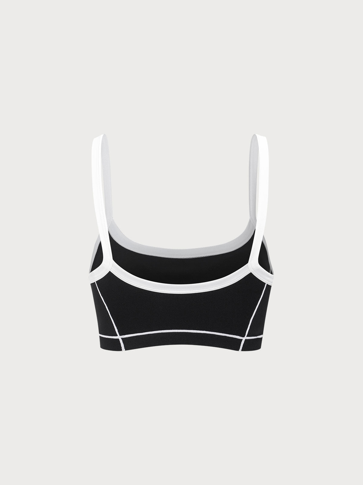 Women Knitted Nylon Yoga Sports Bras Sustainable Yoga Tops - BERLOOK