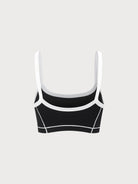 Women Knitted Nylon Yoga Sports Bras Sustainable Yoga Tops - BERLOOK
