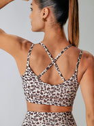 Women Knitted Nylon Yoga Sports Bras Sustainable Yoga Tops - BERLOOK