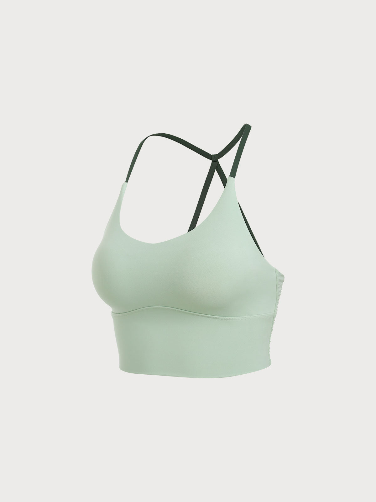 Women Knitted Nylon Yoga Sports Bras Sustainable Yoga Tops - BERLOOK