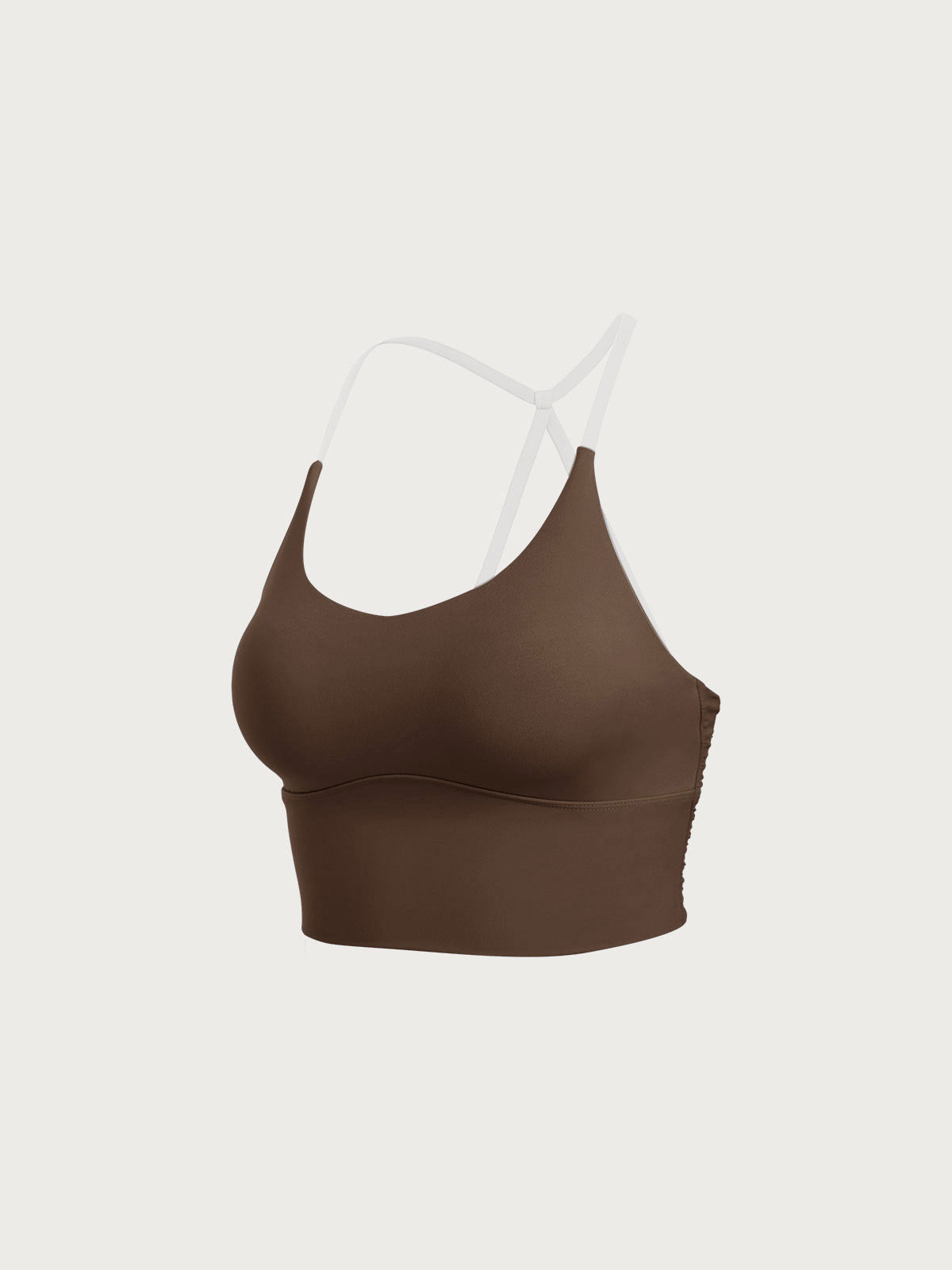 Women Knitted Nylon Yoga Sports Bras Sustainable Yoga Tops - BERLOOK