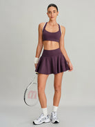 Women Knitted Nylon Yoga Sports Bras Sustainable Yoga Tops - BERLOOK