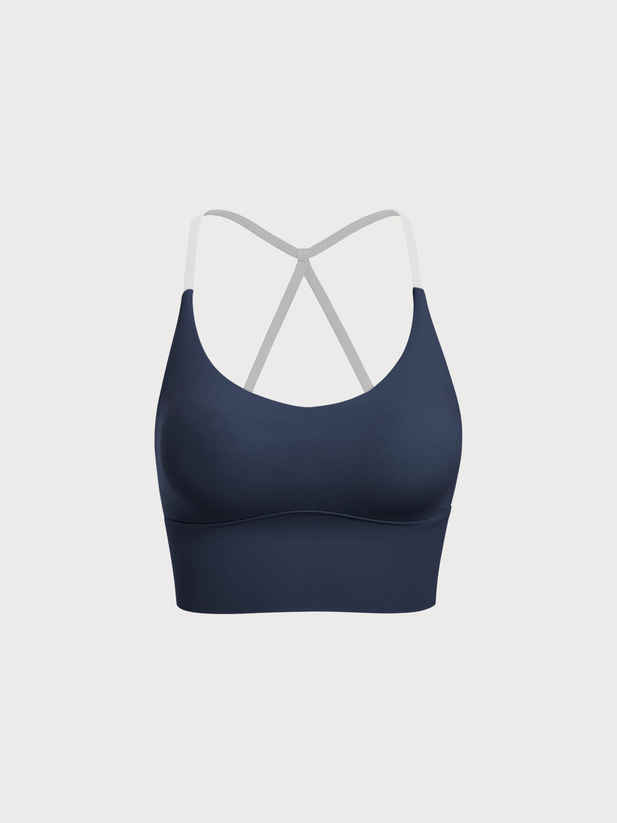 Women Knitted Nylon Yoga Sports Bras Sustainable Yoga Tops - BERLOOK