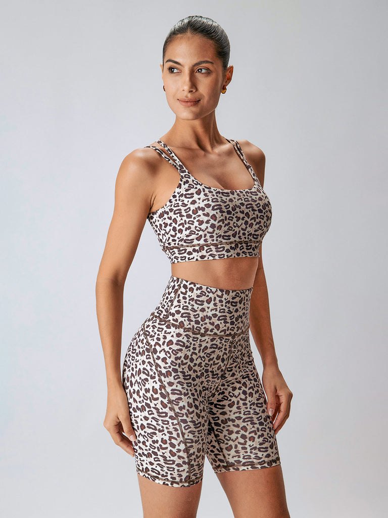 Women Knitted Nylon Yoga Sports Bras Sustainable Yoga Tops - BERLOOK