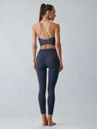 Women Knitted Nylon Yoga Sports Bras Sustainable Yoga Tops - BERLOOK