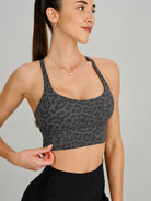 Women Knitted Nylon Yoga Sports Bras Sustainable Yoga Tops - BERLOOK