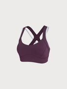 Women Knitted Nylon Yoga Sports Bras Sustainable Yoga Tops - BERLOOK
