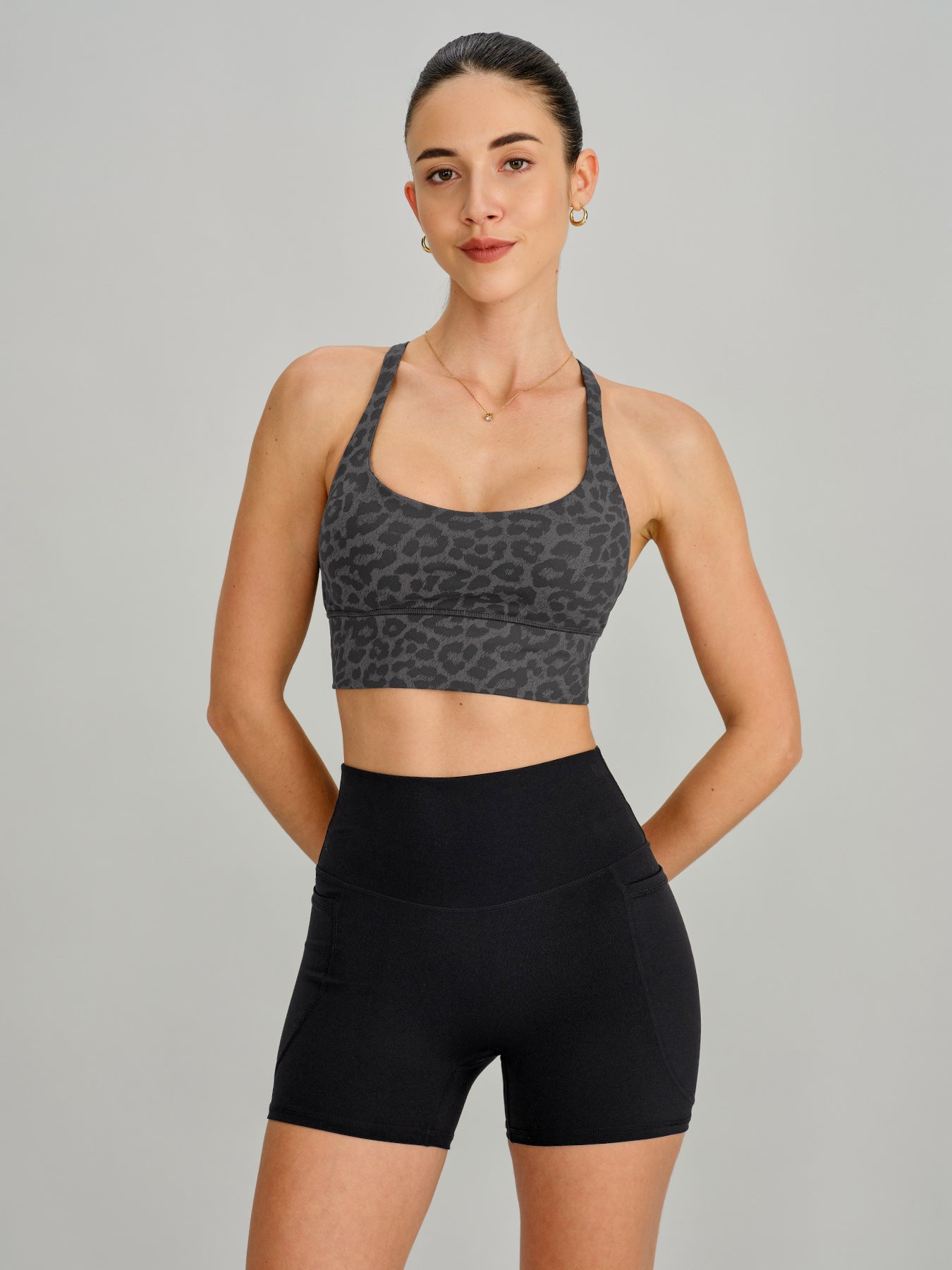 Women Knitted Nylon Yoga Sports Bras Sustainable Yoga Tops - BERLOOK