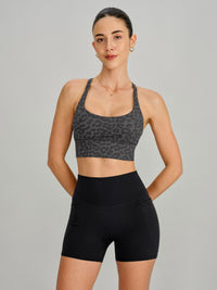 Women Knitted Nylon Yoga Sports Bras Sustainable Yoga Tops - BERLOOK