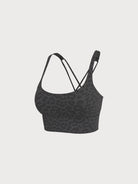 Women Knitted Nylon Yoga Sports Bras Sustainable Yoga Tops - BERLOOK