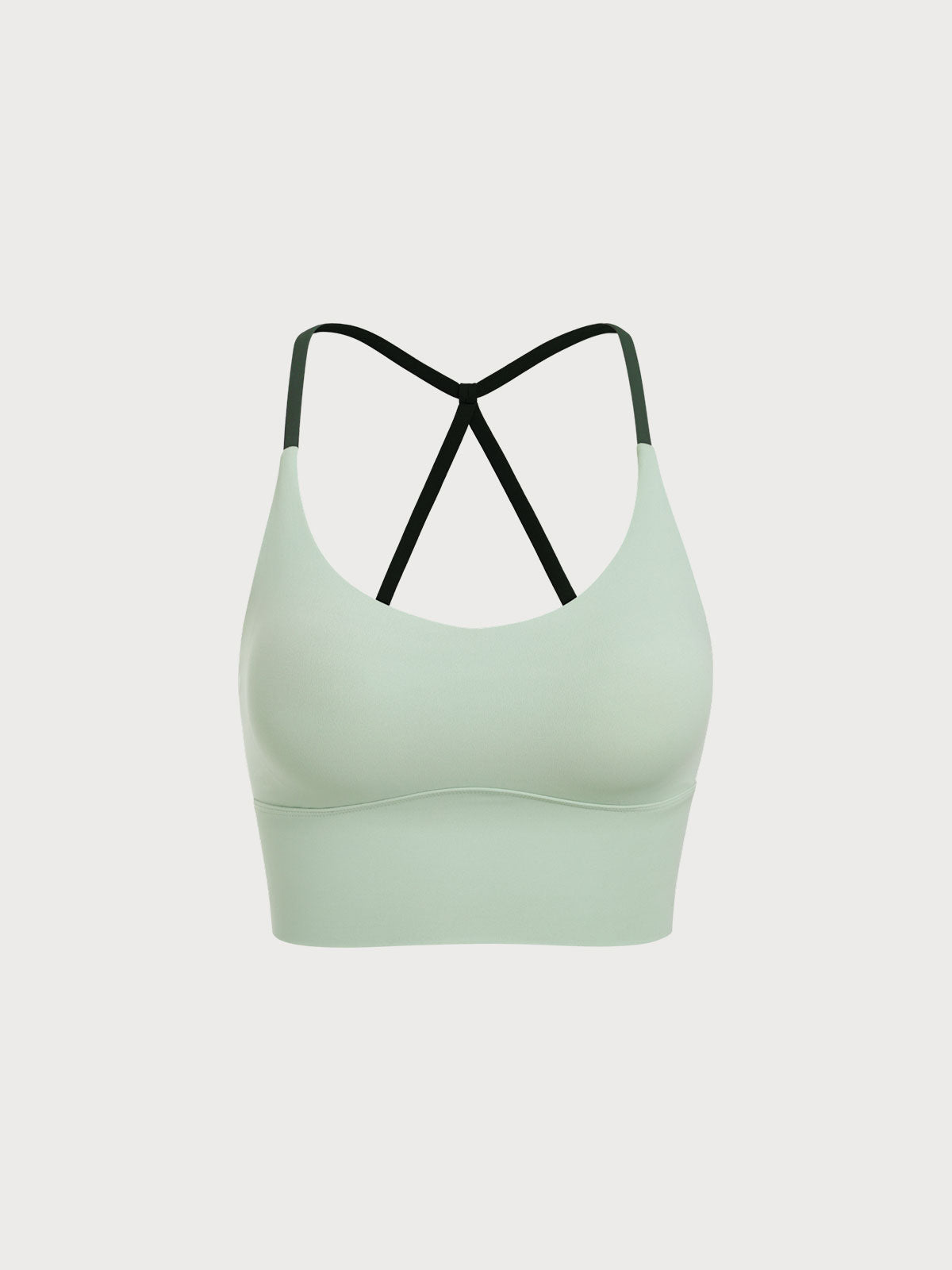 Women Knitted Nylon Yoga Sports Bras Sustainable Yoga Tops - BERLOOK