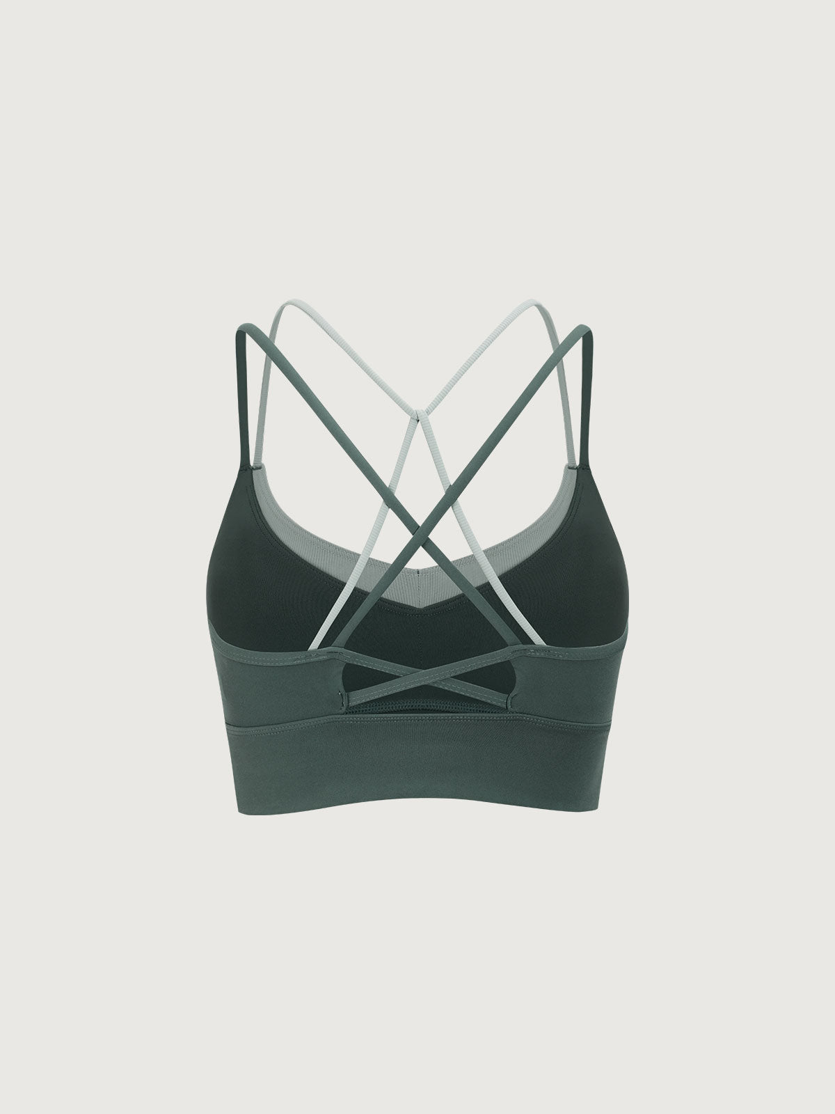 Women Knitted Nylon Yoga Sports Bras Sustainable Yoga Tops - BERLOOK